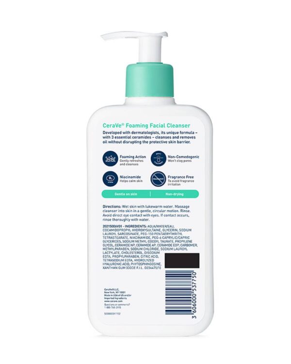 CeraVe Foaming Cleanser with Niacinamide